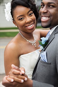 smiling couple